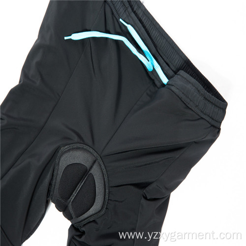 CC03-Black men's cycling pant with cushion